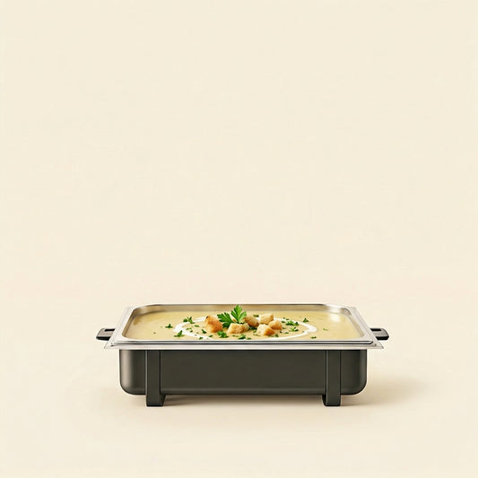 Kartoffelcreme Suppe mit Creme Fraiche