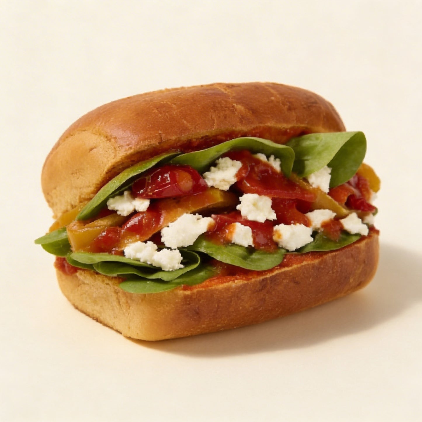 Brioche Peperoni & Ziegenkäse