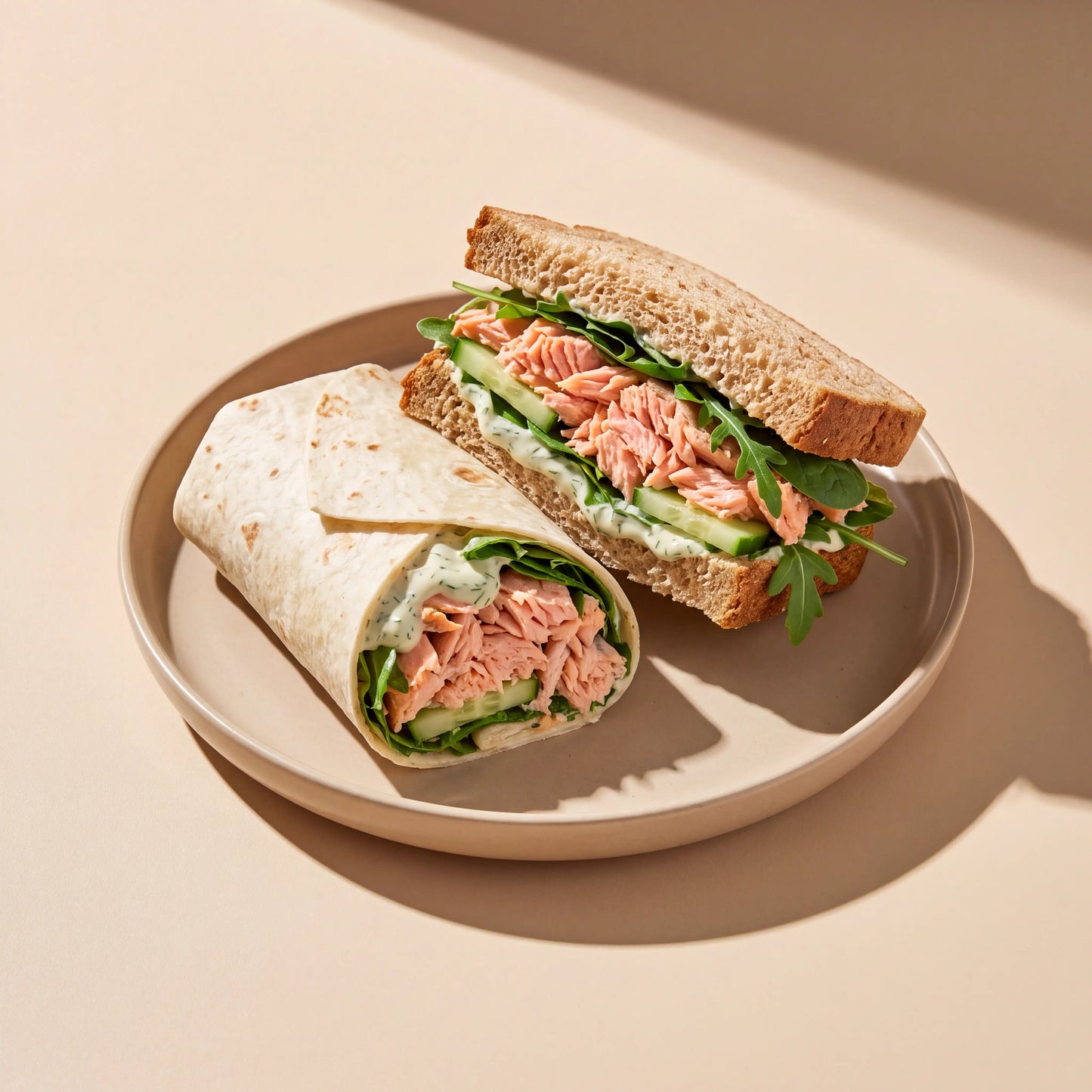 GYM COOK Pulled Salmon Sandwich & Wrap