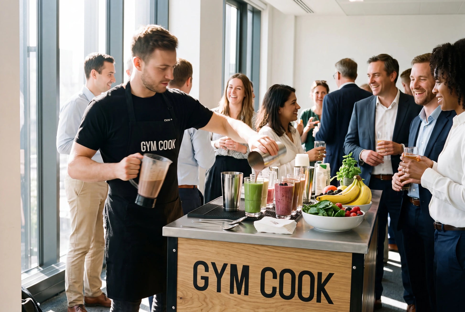 GYM COOK Protein Shake Bar Event