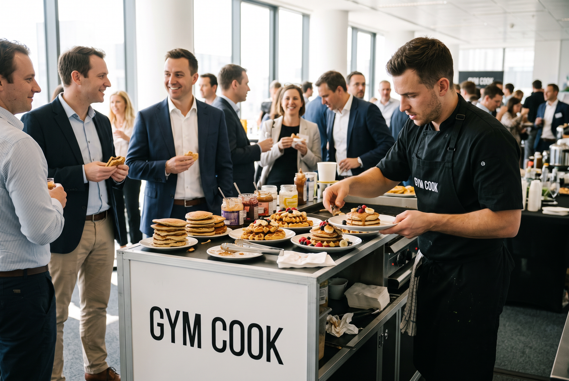 GYM COOK Pancake & Waffle Bar Event
